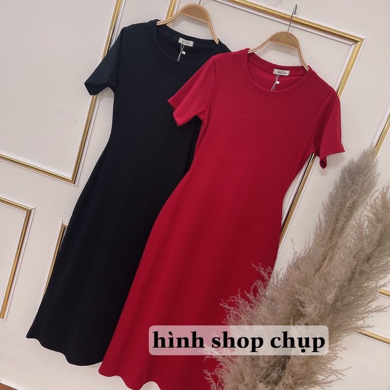 Đầm váy body dáng midi sẻ tà đơn giản siêu tôn dáng -Thời Trang VADA (BĐ05)y | BigBuy360 - bigbuy360.vn