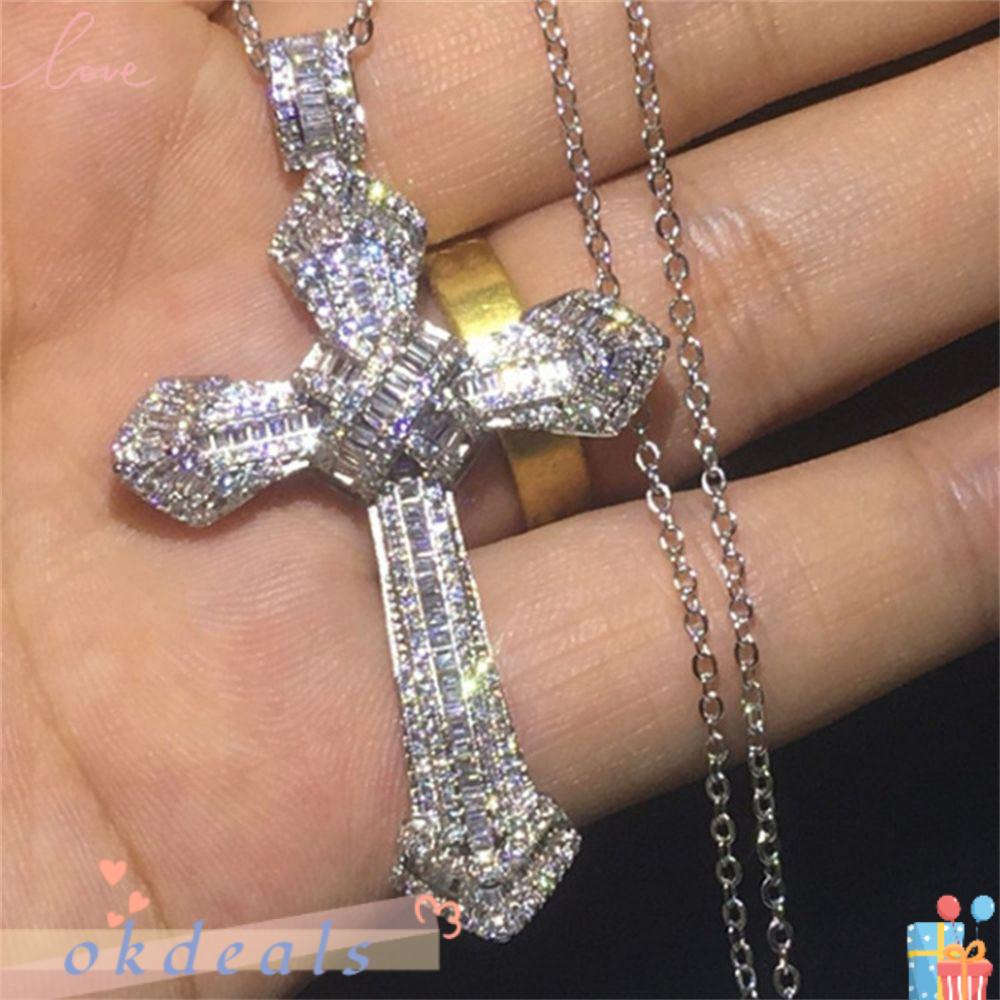 Vòng cổ Mặt Thánh Giá Phong Cách Punk Hip Hop Sang Trọng Dành Cho Nữ