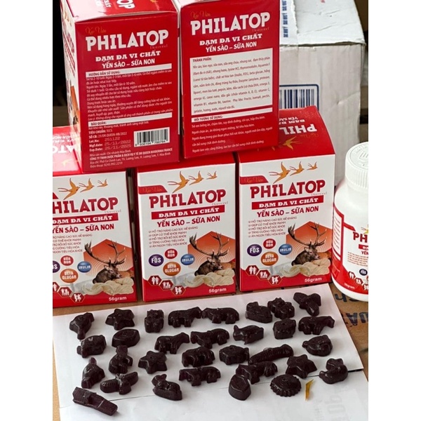 COMBO 5 lọ kẹo dẻo PHILATOP tăng đề kháng, ăn ngon cho bé