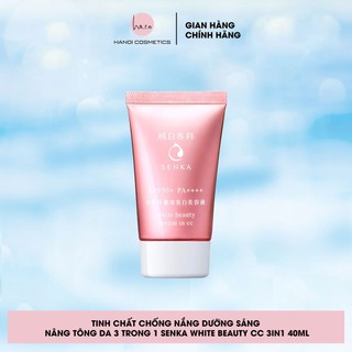 Chống nắng serum 3 trong 1 Senka White Beauty CC 40g