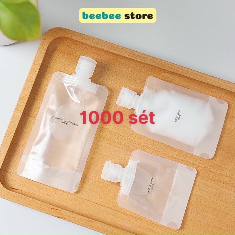 COMBO 2 SÉT TÚI CHIẾT MỸ PHẨM (6 CHIẾC)