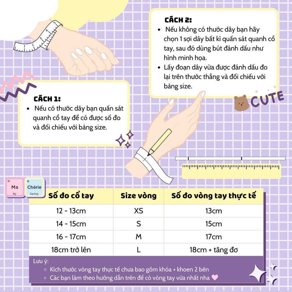 MaCherie Vòng tay cặp đôi l Lắc tay cặp đôi Nhật - Nguyệt cho cặp đôi nam và nữ