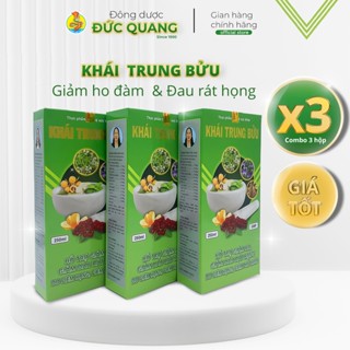 [COMBO 3 chai] Bổ Phổi Khái Trung Bửu Rồng Việt Nam_Giảm ho, đàm, đau rát họng do viêm họng, viêm phế quản - Chai 250ml