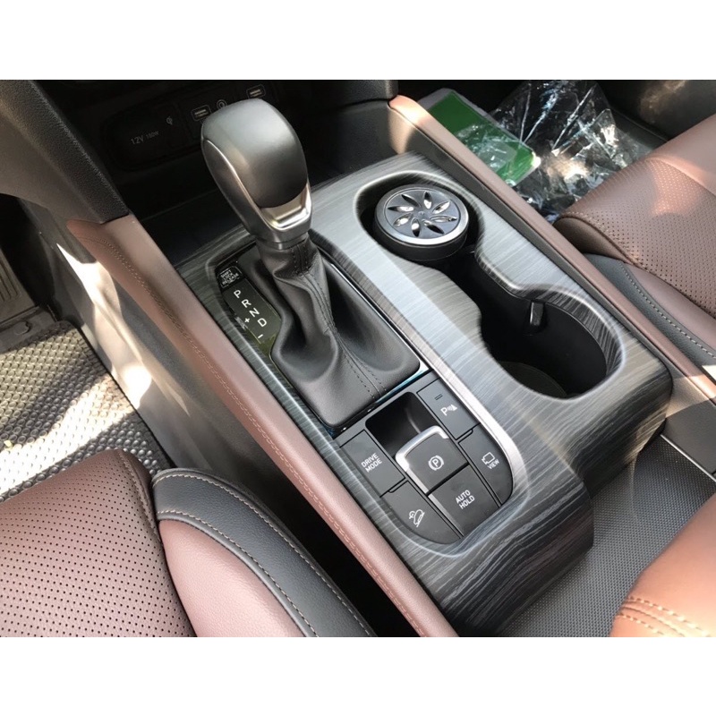 Ốp nội thất xe Santafe 2019 - 2020 6 mẫu nội thất đẹp Phụ kiện trang trí dán xe 2019 2020