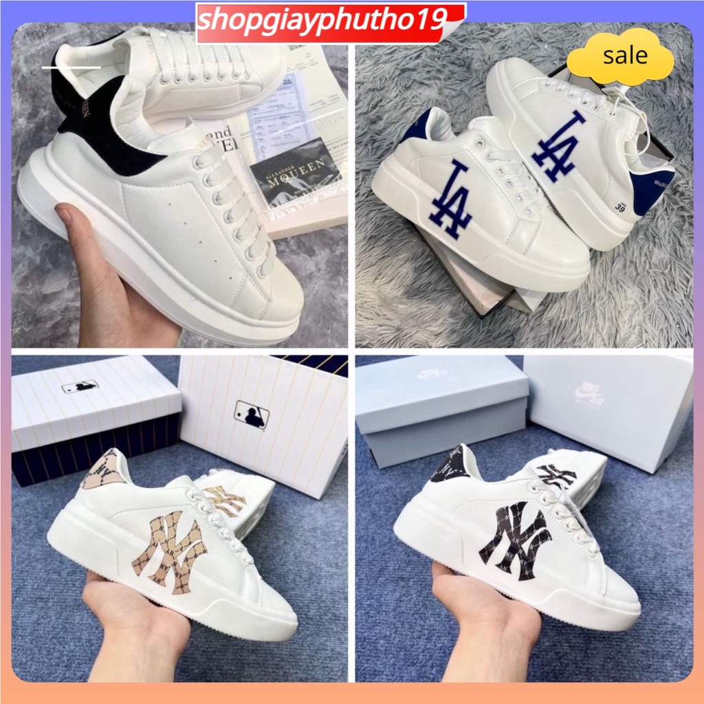 Giày 𝐌𝐂 𝐐𝐔𝐄𝐄𝐍 LA, NY⚡️𝐒𝐢ê𝐮 𝐑ẻ⚡️ Giày MLB Độn Đế nam nữ Hot Trend full box bill