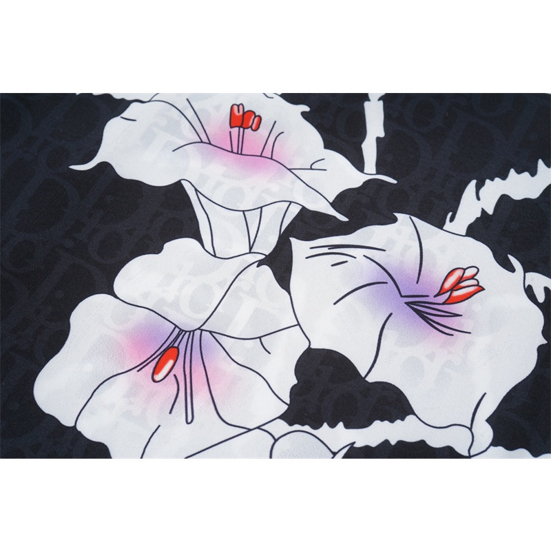 Áo Sơ Mi Tay Ngắn In Họa Tiết D &amp; R Thời Trang Đường Phố Cho Nam Và Nữ