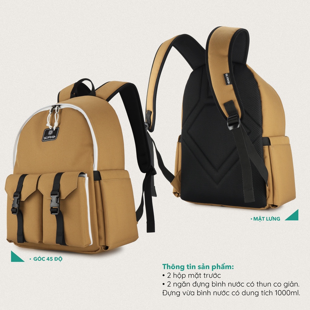 Balo Thời Trang SCARAB - DAILY Backpack Unisex