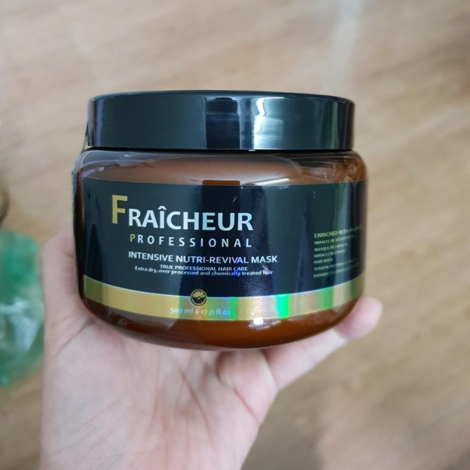 HẤP CHUYÊN SÂU PHỤC HỒI TÓC KHÔ VÀ HƯ TỔN FRAICHEUR MASK 500ml M1