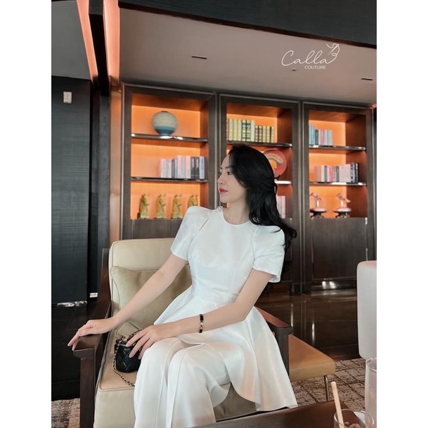 Áo peplum tapta vạt chéo