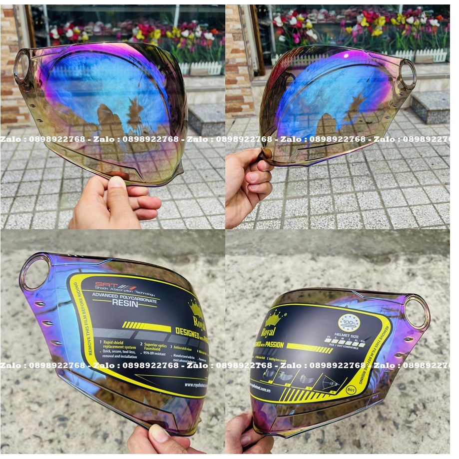 Kính rời gắn nón Royal M268 XH01 không kèm mũ