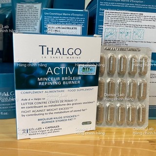 Thalgo Activ Refining Burner - Thực phẩm hỗ trợ giảm mỡ, thon gọn cơ thể 30 viên