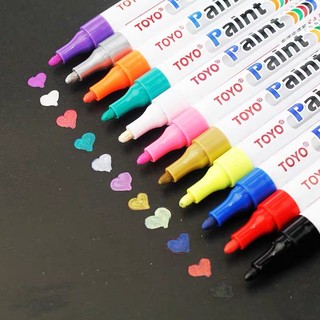 Hộp bút REPAINT 12 chiếc, sơn đa chất liệu chính hãng TOYO HOPBUTRP