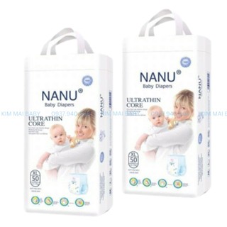 Tã bỉm quần nanu baby xuất nhật 100 miếng size m/l/xl/xxl/xxxl