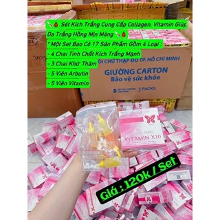 Set kích trắng vitamin x10 myô - myo cosmetic
