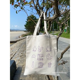 [túi tote canvas made by gạo] cafe