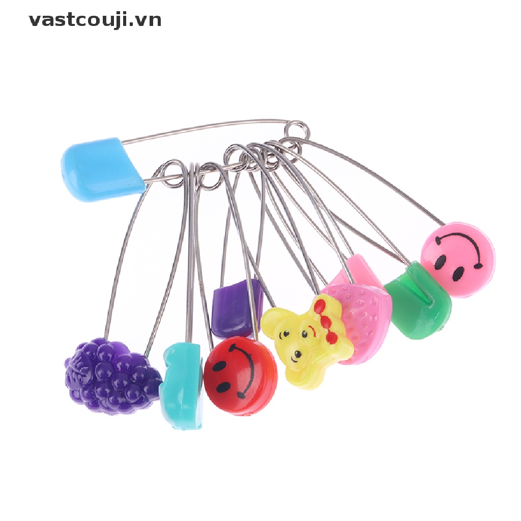 Set 10 Kẹp Nhựa Cố Định Tã Em Bé An Toàn Tiện Dụng