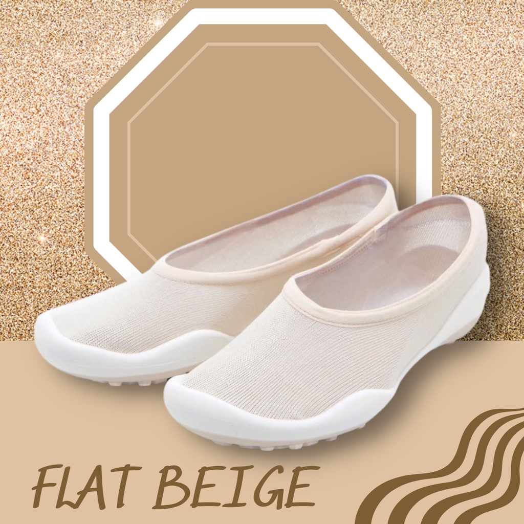 CHÍNH HÃNG GGOMOOSIN MADE IN KOREA - Cổ thấp màu be