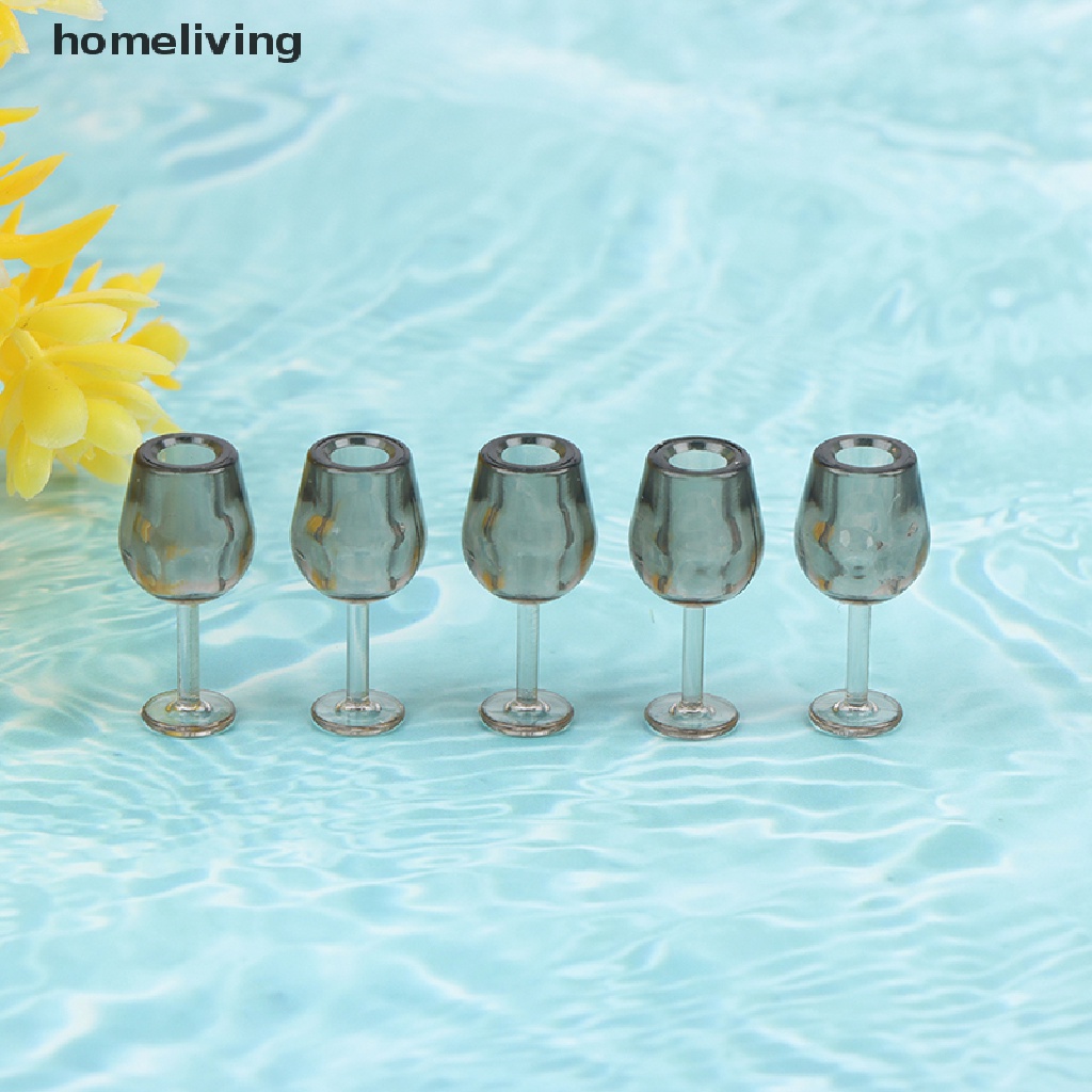 Bộ 5 Ly Rượu mini Tỉ Lệ 1: 12 Trang Trí Nhà Búp Bê