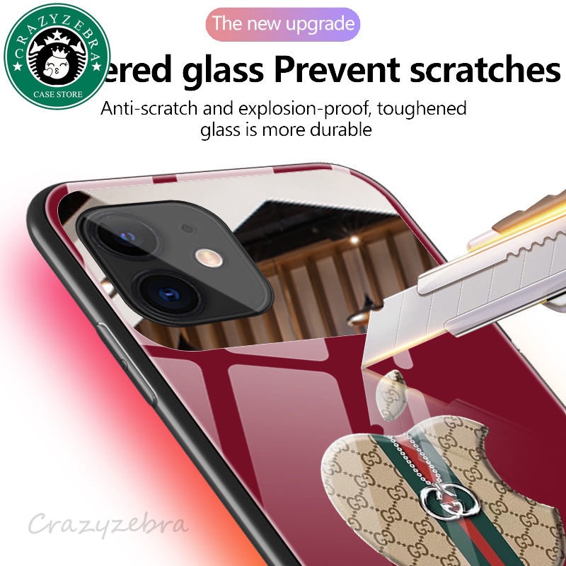 Ốp Điện Thoại Mặt Kính Cao Cấp Cho IPhone 14 Plus 13 12 11 Pro Max XS Max XR X 8 7 Plus