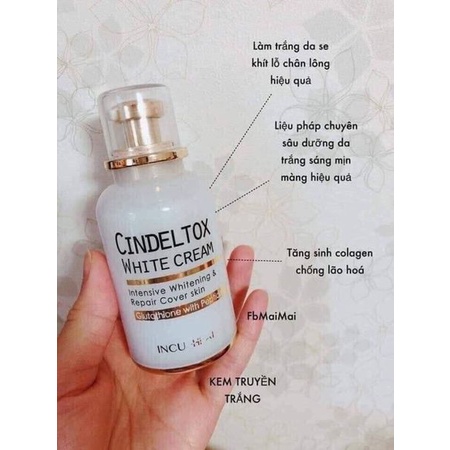 Kem Truyền trắng da Cindeltox White Cream Hàn Quốc