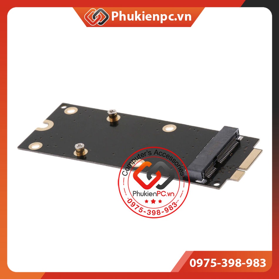 Adapter chuyển đổi mSATA sang SSD 7+17pin Macbook Pro. Lắp ổ cứng SSD mSATA cho Macbook Pro 2012, 2013 iMac 21 inch 2012