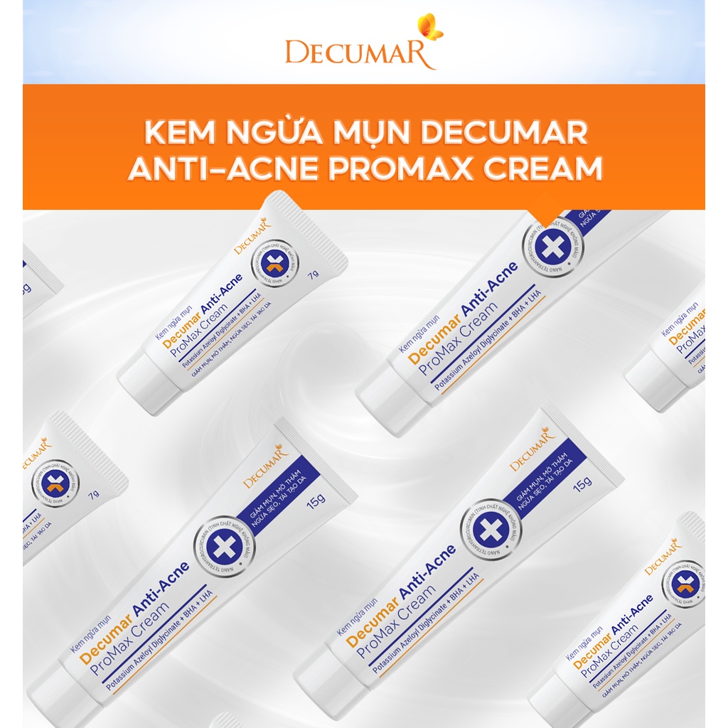 (Hàng tặng không bán)Kem Ngừa Mụn Decumar Anti-Acne Promax Cream