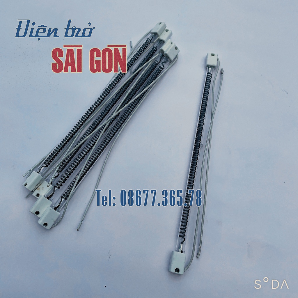 Bóng sấy nhiệt độ cao sợi các bon chiều dài 30cm,40cm, 50cm, 60cm công suất 800W
