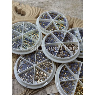 [SIÊU BỀN] Đá đính móng tay, nail hãng YHB 16 KHÍA siêu sáng, chân lưới cao cấp mix đủ size_Trung Pham Nail