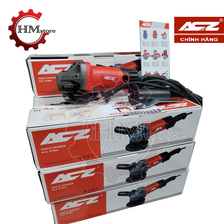 Máy mài chỉnh tốc độ ACZ 9100a, công suất 850w - Máy cắt sắt cầm tay, máy mài cầm tay, có điều tốc -