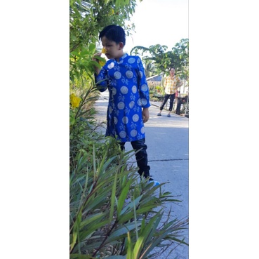 Áo dài gấm Thái Tuấn cho bé trai 7kg - 35kg