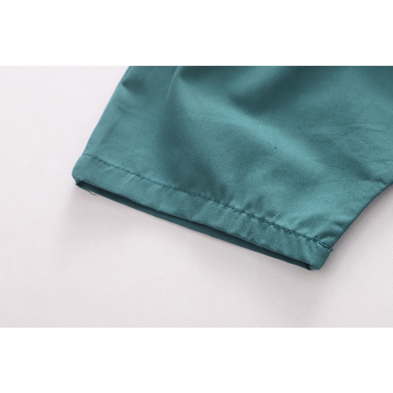 Set Áo Thun Tay Ngắn & Quần Short Cotton In Hình Gấu Hoạt Hình Mùa Hè Cho Bé Kích Thước 80-120cm