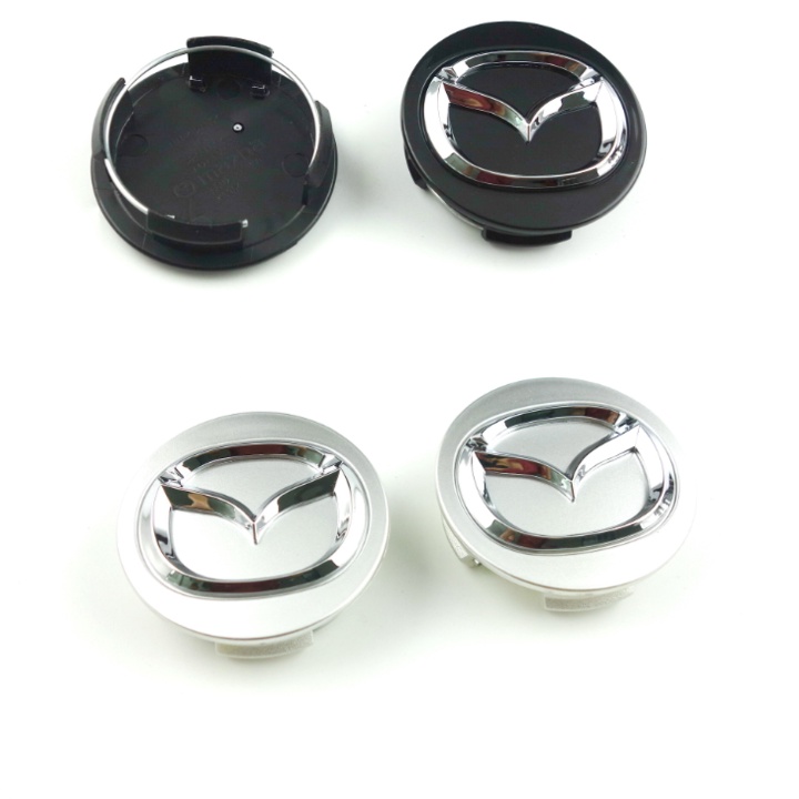 Logo chụp mâm, lazang bánh xe Mazda đường kính 57mm