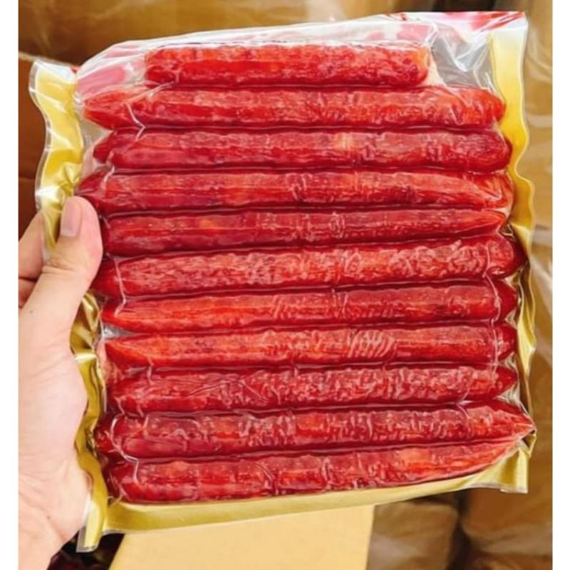 Lạp xưởng tôm 500 gr (túi hút chân không)