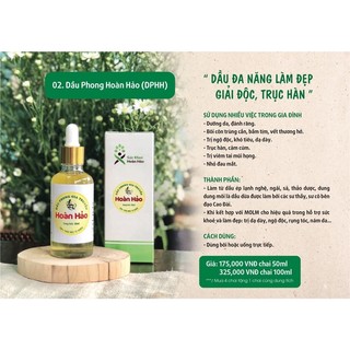 Dầu phong hoàn hảo <trục hàn sâu, giải độc- chăm sóc Da>