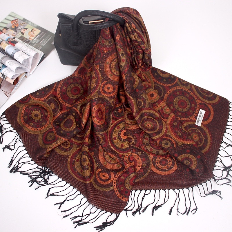 Khăn choàng thổ cẩm 70cm x 170cm hàng sẵn