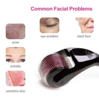 Cây Lăn Kim 540 Derma Roller 0.2-2mm Chăm Sóc Da Mặt Và Tóc