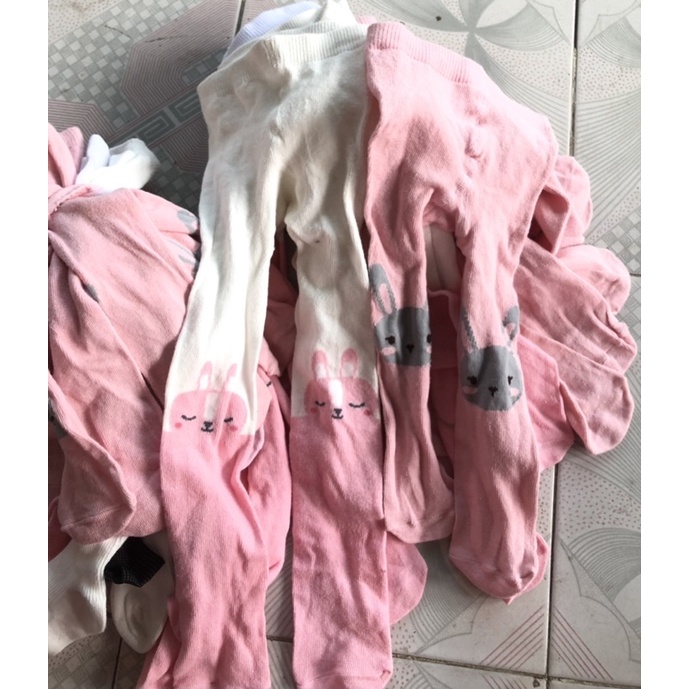 Quần tất bé gái hoạ tiết nơ chấm bi siêu yêu satsunkid