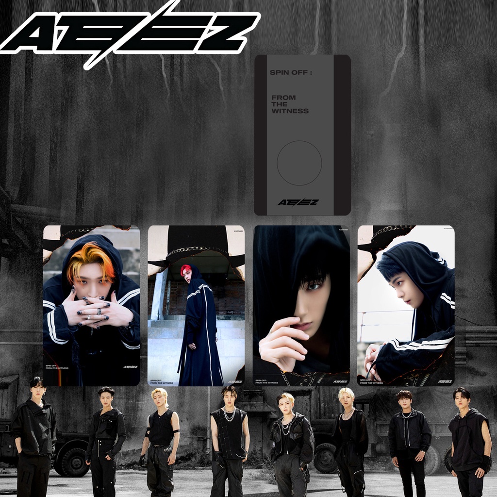 Bộ Sưu Tập Thẻ Hình Nhóm Nhạc Kpop ATEEZ Guerrilla
