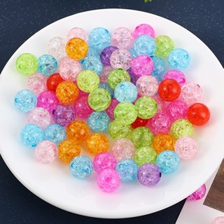  100-500gam hạt nhựa nứt có lỗ xỏ làm vòng tay hoa các kiểu 8mm 10mm 12mm 