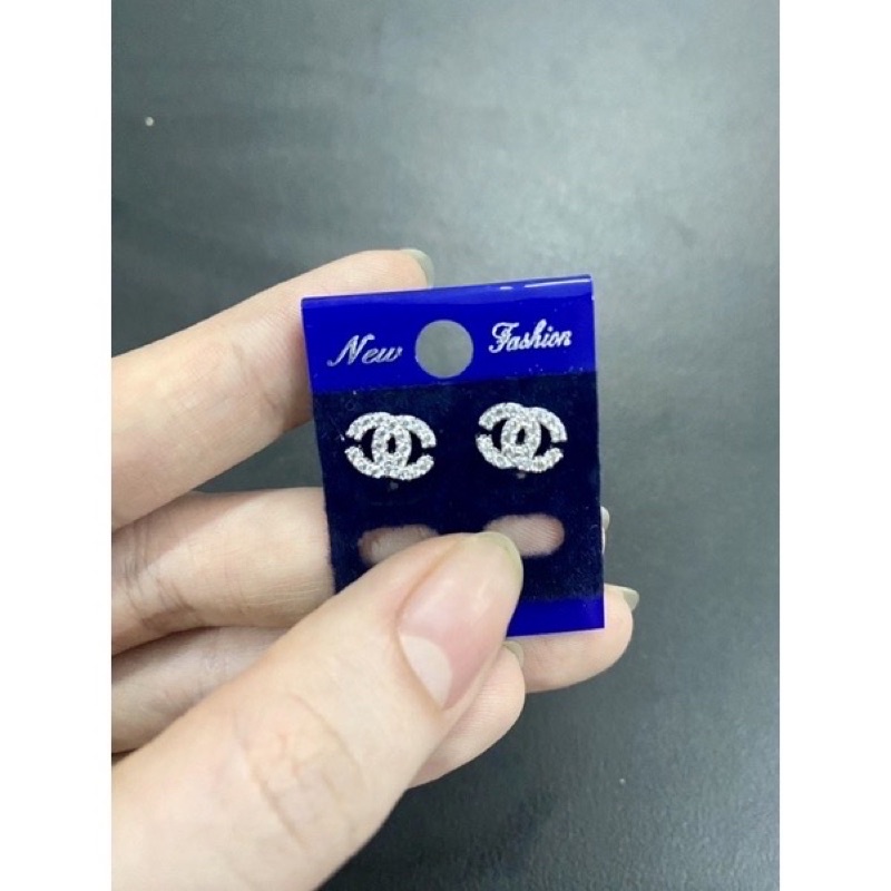 Bông tai, khuyên tai chữ X cá tính size mini cute