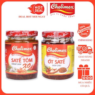 Ớt Sate/ Sa Tế Tôm XO Cholimex  Hũ 170G