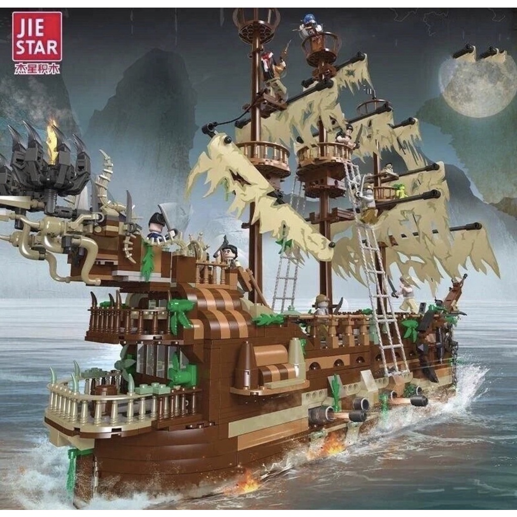 Lắp Ghép Jiestar 35002 Tàu Người Hà Lan Bay Cướp Biển Vùng Caribbean 2252 Mảnh