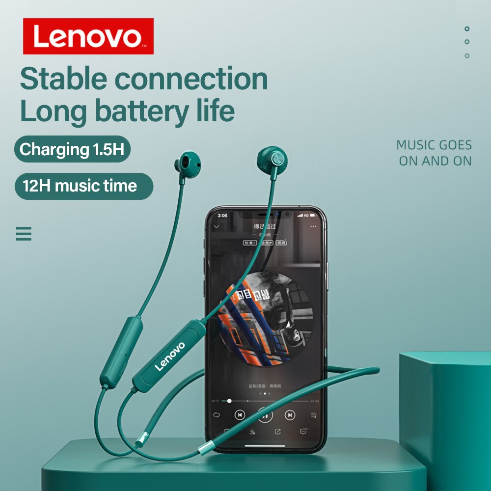 Lenovo Tai Nghe Không Dây Sh1 Tai Nghe Thể Thao Xe05 Xe66 Pro He05 Tai Nghe Bluetooth 5.0 Tai Nghe Đeo Cổ Tai Nghe VN