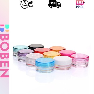 Hũ nhựa chiết mỹ phẩm 10G lọ nhựa chiết kem 10gram nhựa cứng trong suốt bền đẹp