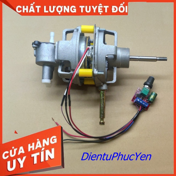 Đầu quạt BLDC 12V - Lắp quạt chạy acquy 9V - 18V