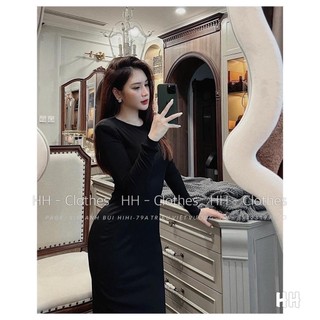  Đầm TAY DÀI TRƠN thu đông NTDresss đủ size sm   128   
