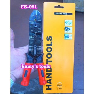 Kìm đa năng 3 trong 1 kìm bấm cos tuốt dây cắt fasen lekon fs-051