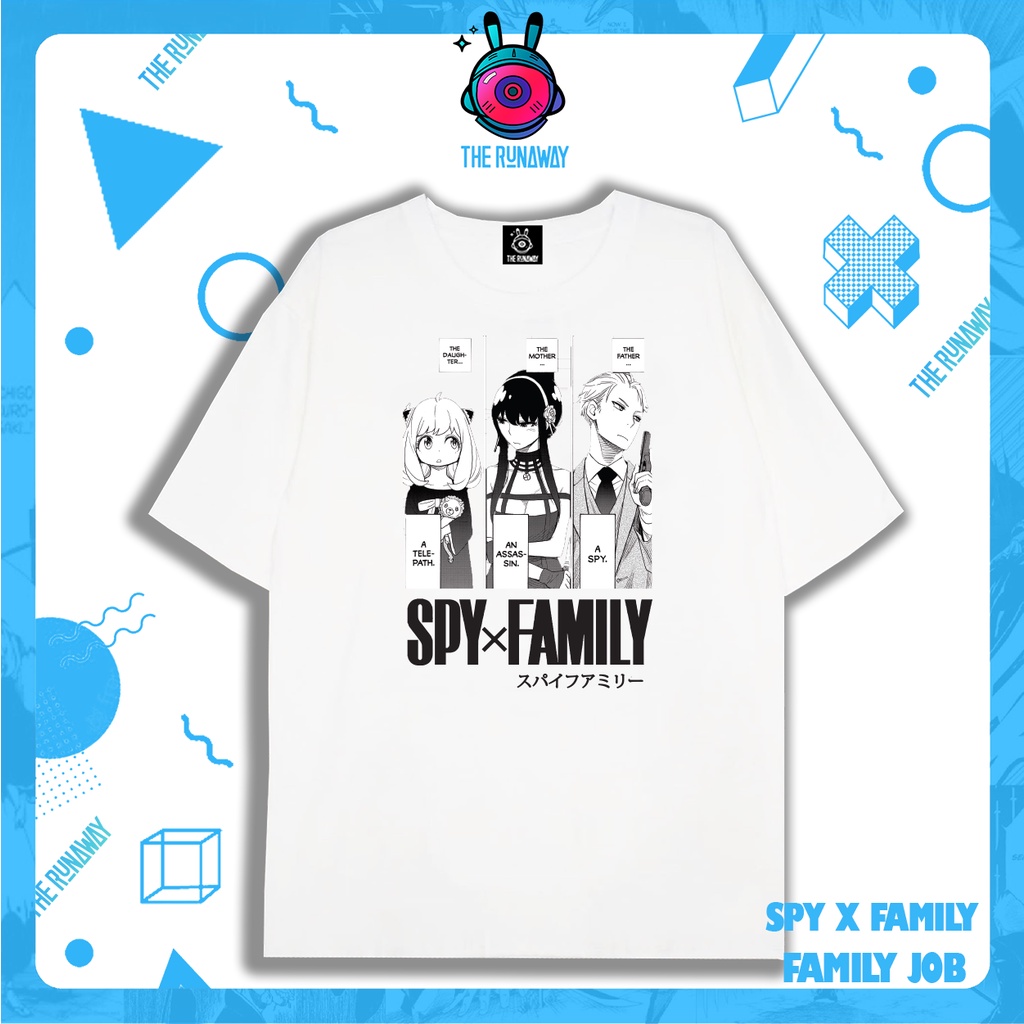 Áo phông Spy x Family: Family Job  Cotton 100% Nam / Nữ by The Runaway