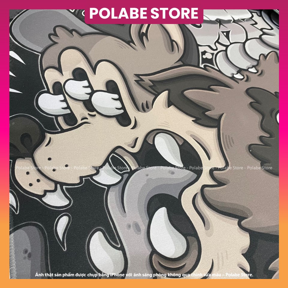 Deskmat GAF Clout Dog CLONE lót chuột lót bàn phím 900x400x4mm Deskpad mouse pad bàn di chuột Polabe Store