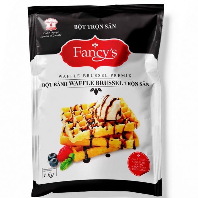 Bột Trộn Sẵn Bánh Waffle Brussel 1Kg